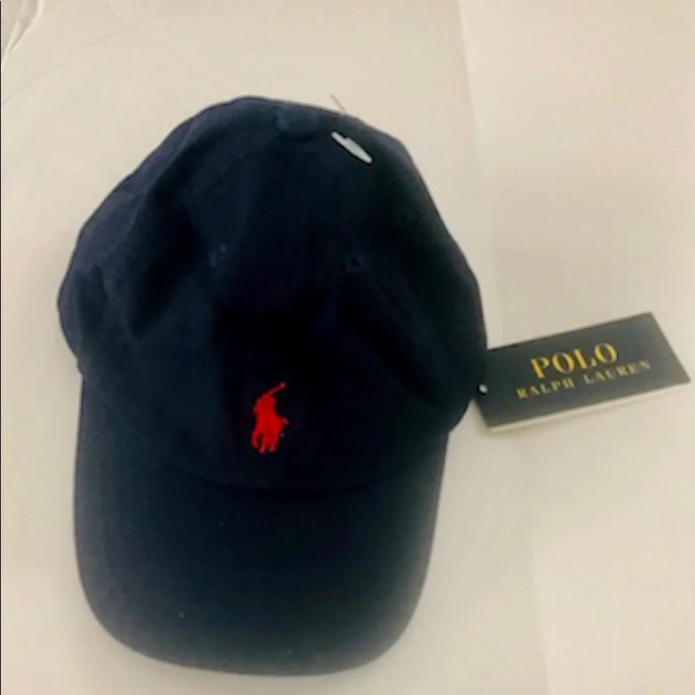 New Girl’s Ralph Lauren Polo Baseball Cap Navy Blue 2T- 4T